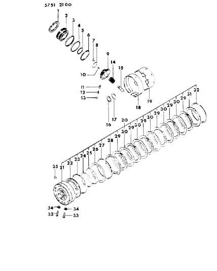 1986 Dodge Colt Brake, Kickdown, Low And Reverse Diagram