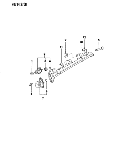 1990 Dodge Colt Fuel Rail Diagram 1