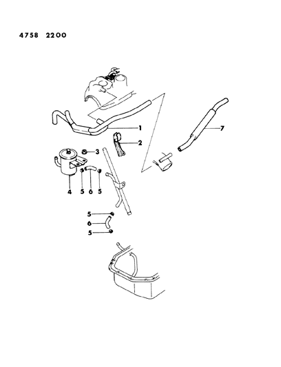 1984 Dodge Conquest Oil Separator Diagram