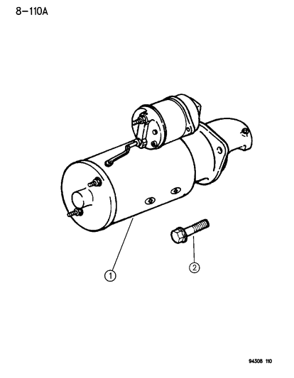 1996 Dodge Ram 3500 Starter - Engine Starter Motor Diagram