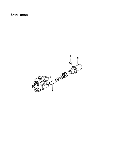 1984 Dodge Colt High Altitude System Diagram 1