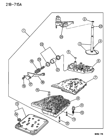 1996 Dodge Grand Caravan Valve Body Diagram 2