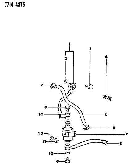 1987 Chrysler Conquest Fuel Filter Diagram