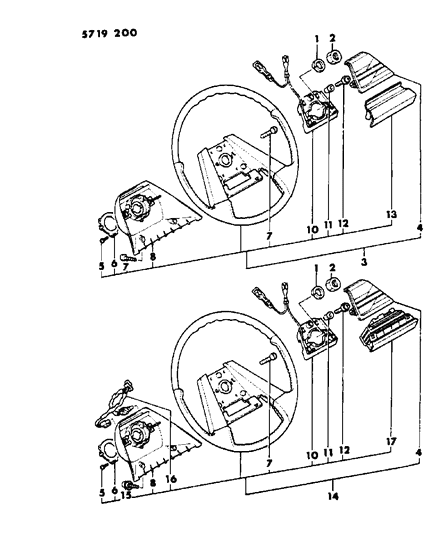 1985 Dodge Conquest Steering Wheel Diagram