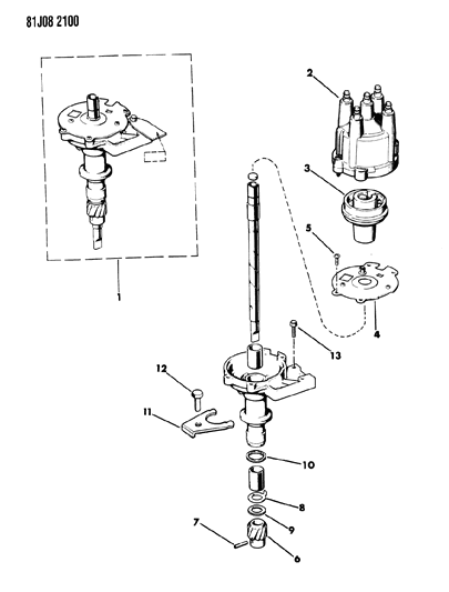 1986 Jeep Cherokee Distributor Diagram 2