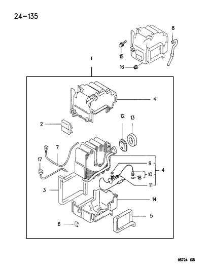 1996 Dodge Stealth Air Conditioner Unit Diagram