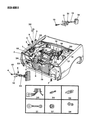 1988 Chrysler New Yorker Plumbing - A/C & Heater Diagram 2