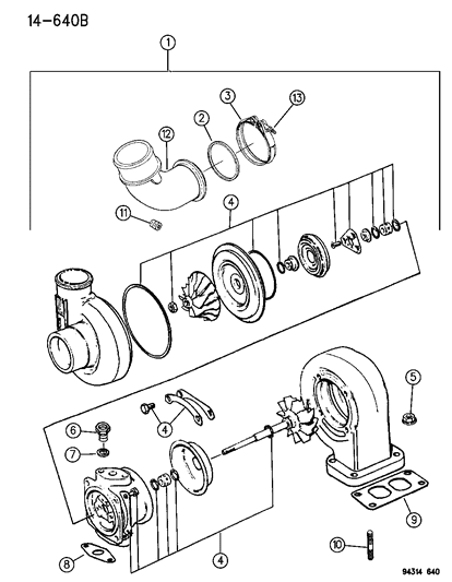 1995 Dodge Ram 3500 Turbo Charger Diagram