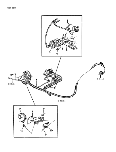 1985 Dodge W350 EGR System Diagram 1