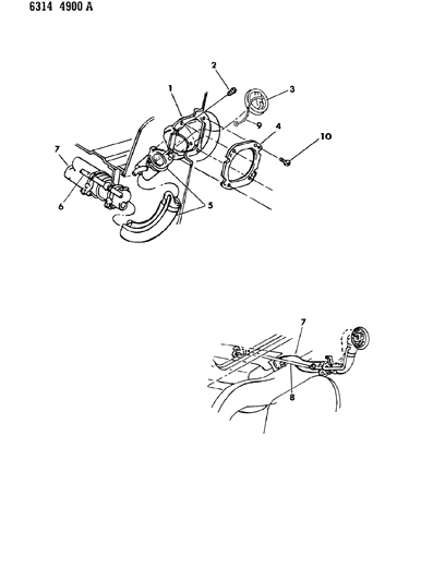 1986 Dodge D250 Fuel Tank Filler Tube Diagram 1