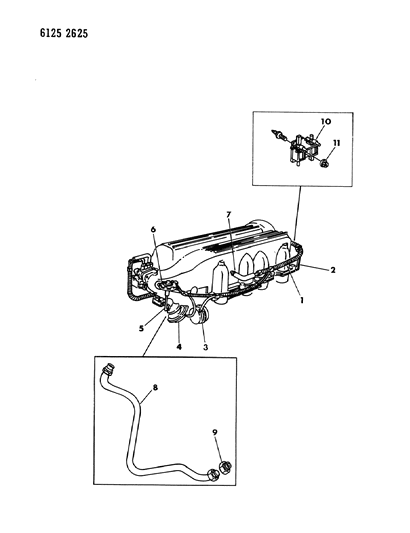 1986 Dodge Omni EGR System Diagram 4