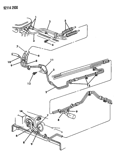 1992 Dodge Spirit Fuel Lines Diagram