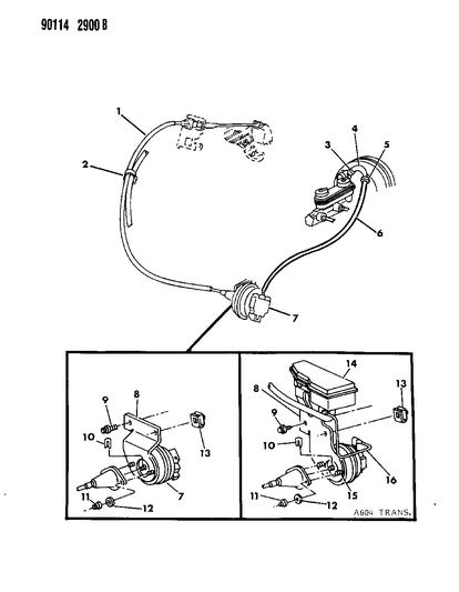 1990 Dodge Omni Speed Control Diagram