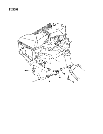 1989 Dodge Omni Aspirator Diagram