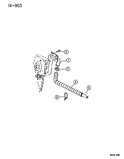 1995 Jeep Cherokee Air Intake System Diagram