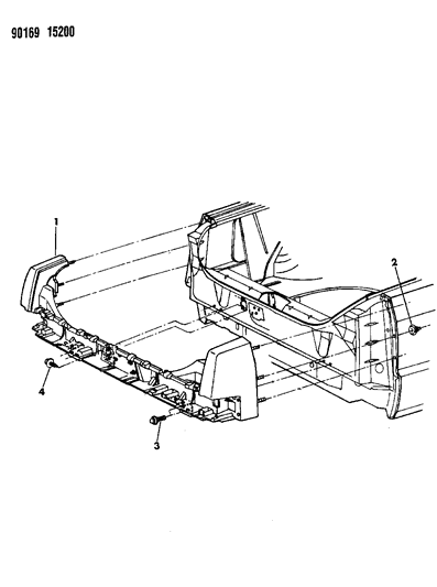 1990 Chrysler Imperial Deck Opening Panel Diagram 2