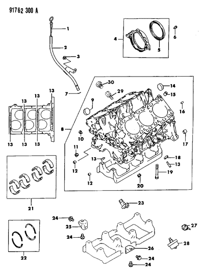 1991 Dodge Stealth Cylinder Block Diagram 2