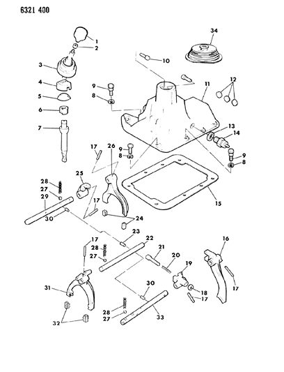 1987 Dodge D350 Cup Diagram for 1936218