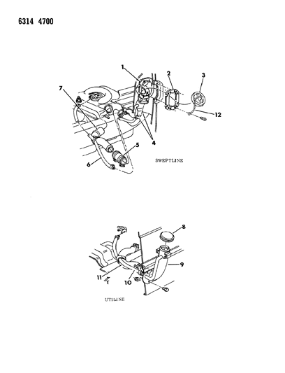 1987 Dodge W150 Fuel Tank Filler Tube Diagram