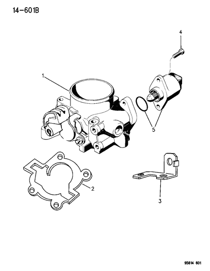 1996 Chrysler Sebring Throttle Body Diagram 2