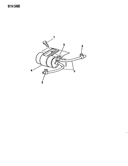 1989 Chrysler TC Maserati Fuel Filter Diagram