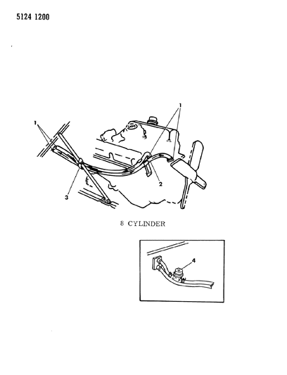 1985 Chrysler Fifth Avenue Plumbing - Heater Diagram