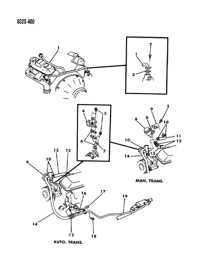 1989 Dodge Ram Wagon Air Pump Tubing Diagram 2