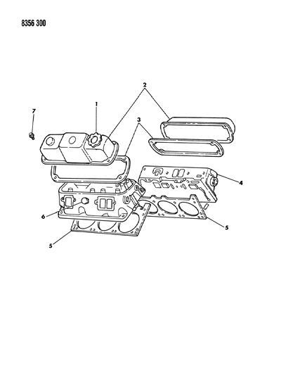 1988 Dodge D150 Cylinder Head Diagram