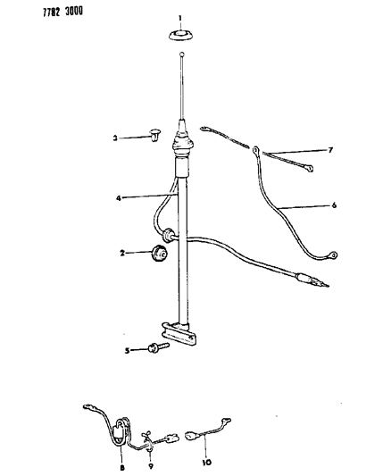 1987 Dodge Raider Antenna Diagram