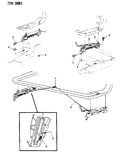 1987 Chrysler LeBaron Adjuster - Manual Diagram