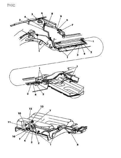 1985 Chrysler Fifth Avenue Fuel Line Diagram 2