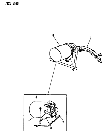 1987 Dodge Charger Vapor Canister Diagram 5