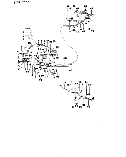 1986 Dodge Ram 50 Screw-Tapping Diagram for MF453045