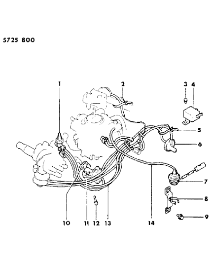 1986 Dodge Colt EGR System Diagram 2