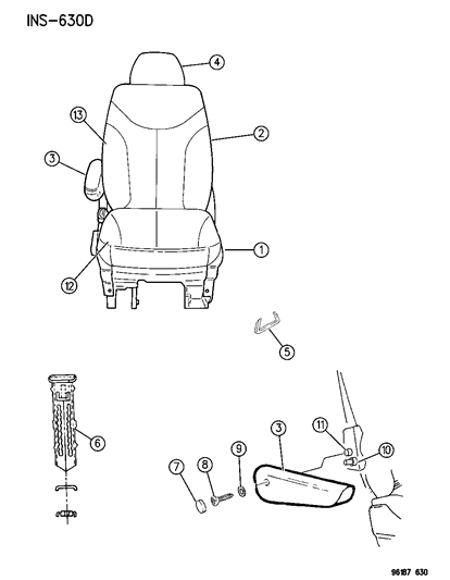 1996 Dodge Caravan Quad Seats Diagram 2