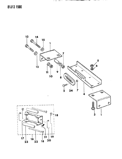 1985 Jeep Wrangler Winch Mounting Diagram 3