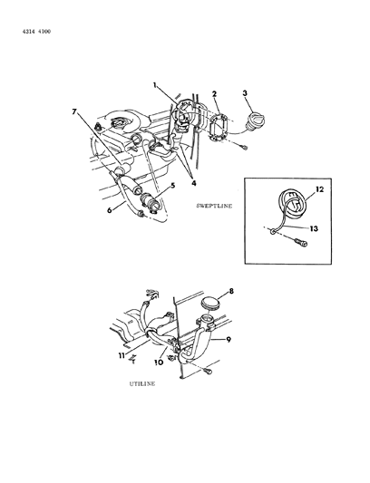 1984 Dodge W350 Fuel Tank Filler Tube Diagram 2