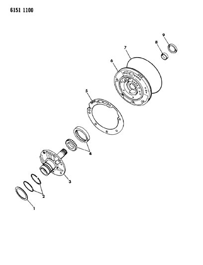 1986 Dodge Aries Oil Pump With Reaction Shaft Diagram