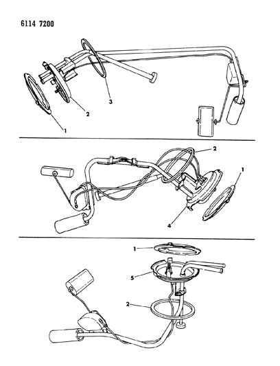 1986 Dodge 600 Fuel Tank Sending Unit Diagram 2