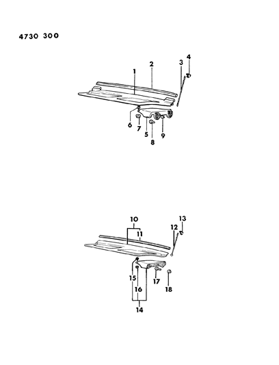 1984 Dodge Colt Nut-HEXAGON FLANGE Diagram for MS440121