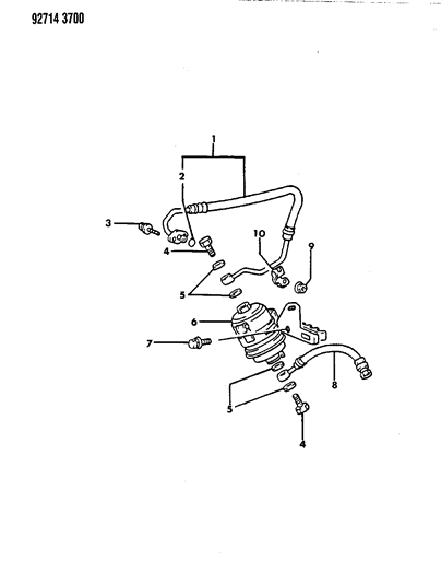 1992 Dodge Colt Fuel Filter Diagram 1