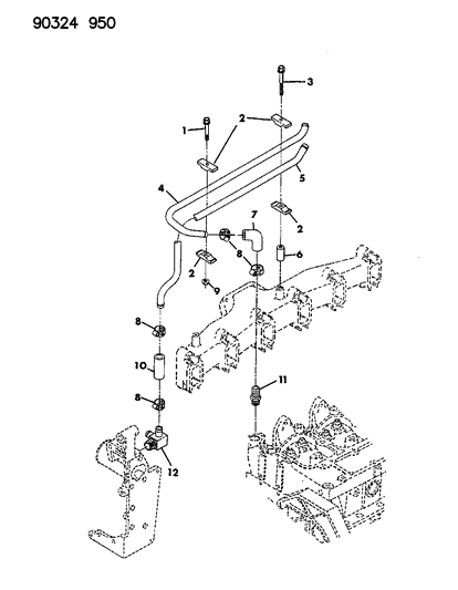 1991 Dodge W250 Heater Plumbing Diagram