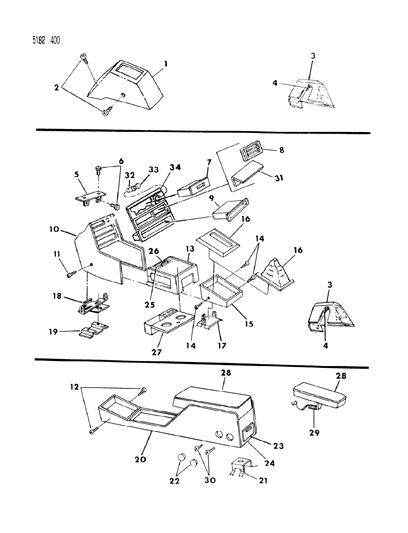 1985 Dodge Charger Console Diagram