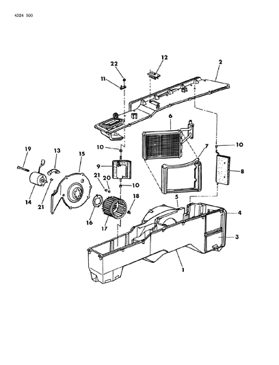 1985 Dodge Ramcharger Heater Unit Diagram