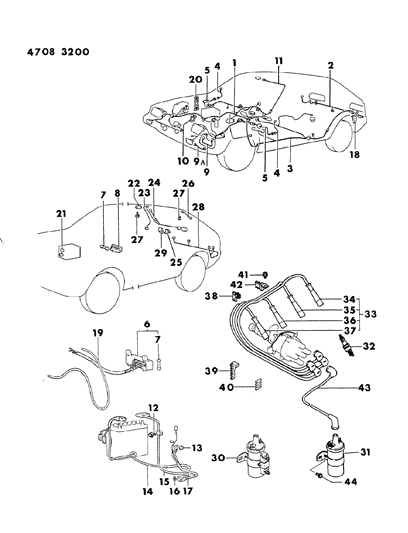 1984 Dodge Colt Wiring Harness Diagram