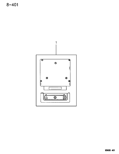 1996 Dodge Avenger Modules - Electronic Diagram