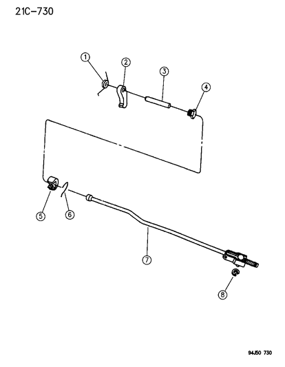 1996 Jeep Grand Cherokee Parking Sprag Diagram 1