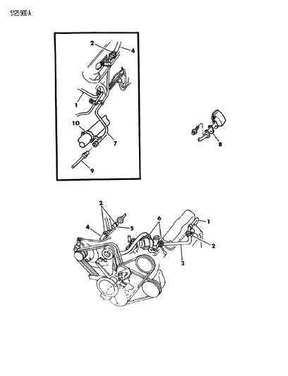 1985 Dodge Diplomat Air Pump Tubing Diagram