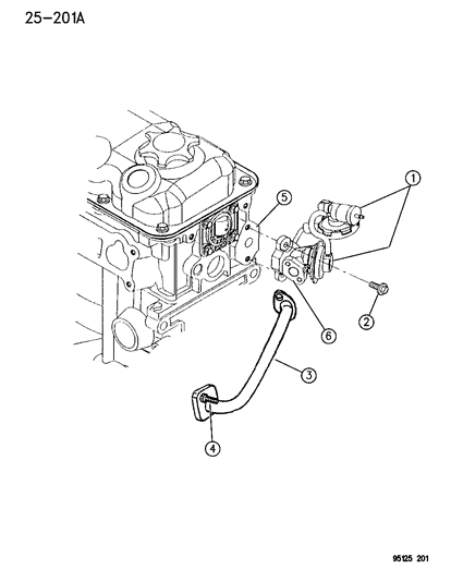 1995 Dodge Neon Valve Diagram for 4287639