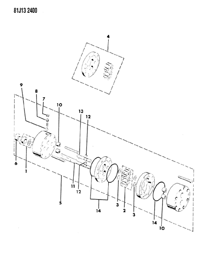 1984 Jeep Grand Wagoneer Snow Plow Hydraulic Pump Diagram